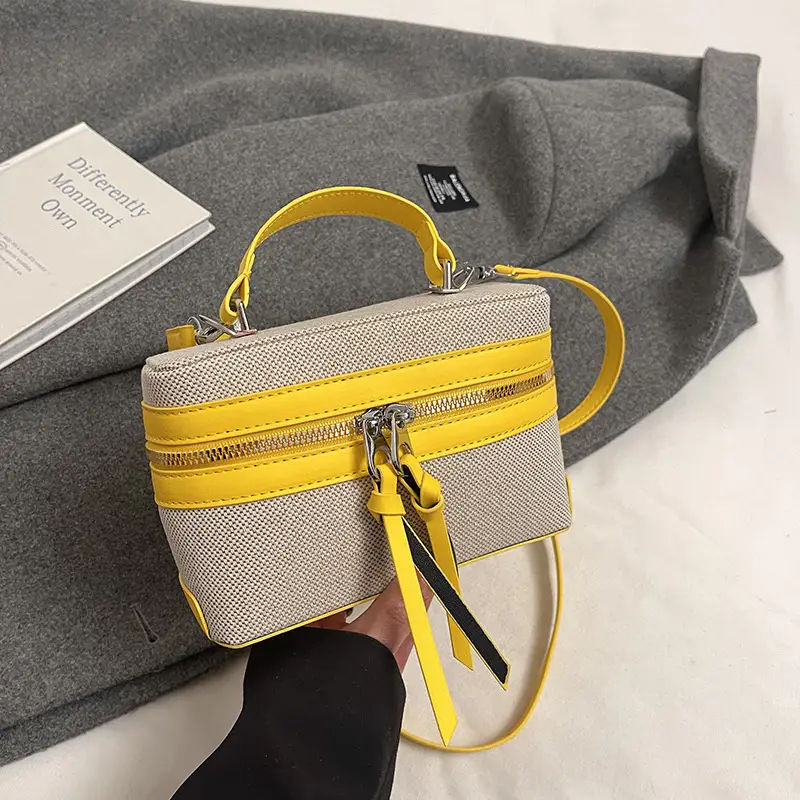 Women's Contrast Color Handbag 2025 New - Image 4
