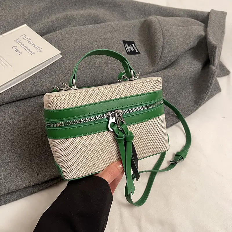 Women's Contrast Color Handbag 2025 New - Image 5
