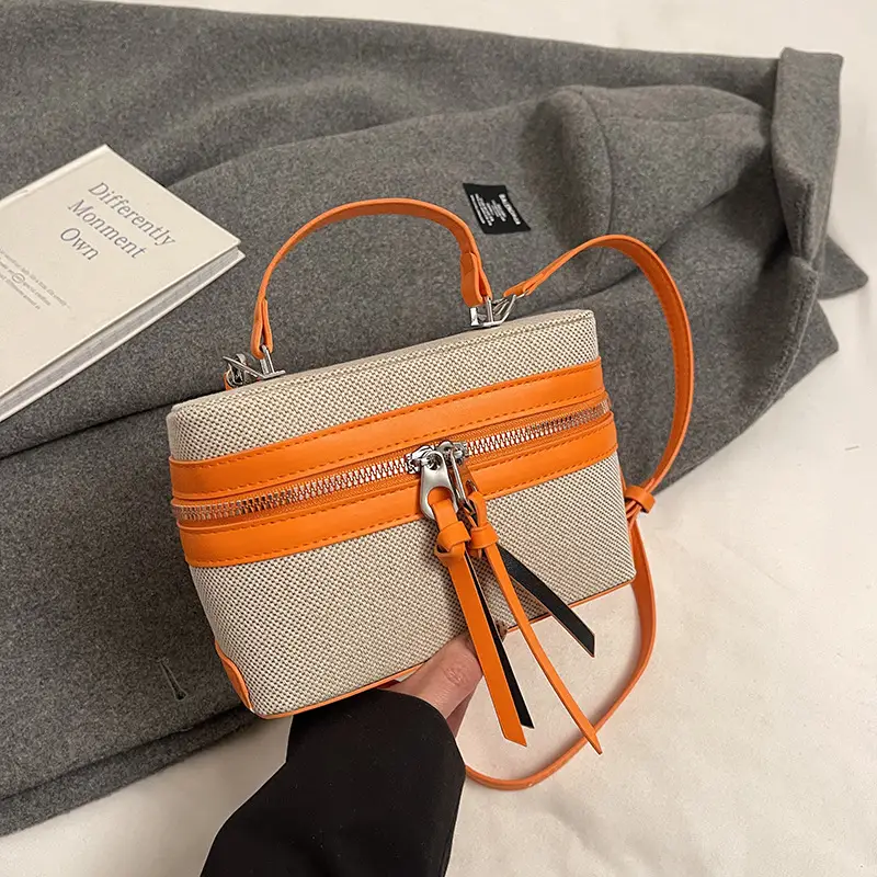 Women's Contrast Color Handbag 2025 New - Image 6
