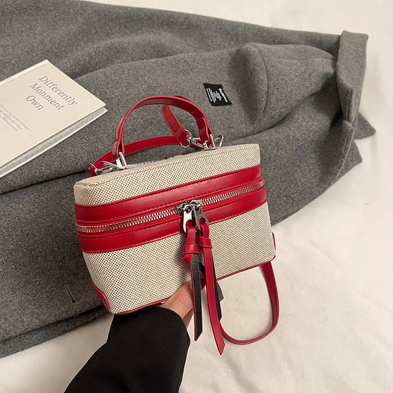 Women's Contrast Color Handbag 2025 New - Image 8