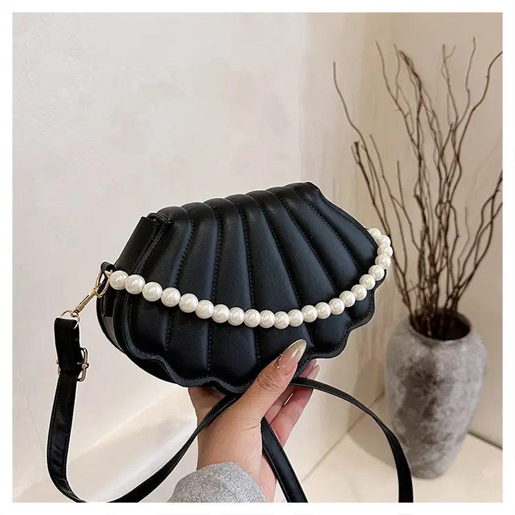 Women's Cream Pearl Pearl Shoulder Bag 2025 Spring New — feature 28