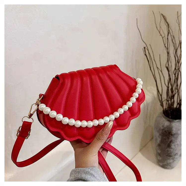 Women's Cream Pearl Pearl Shoulder Bag 2025 Spring New — feature 29