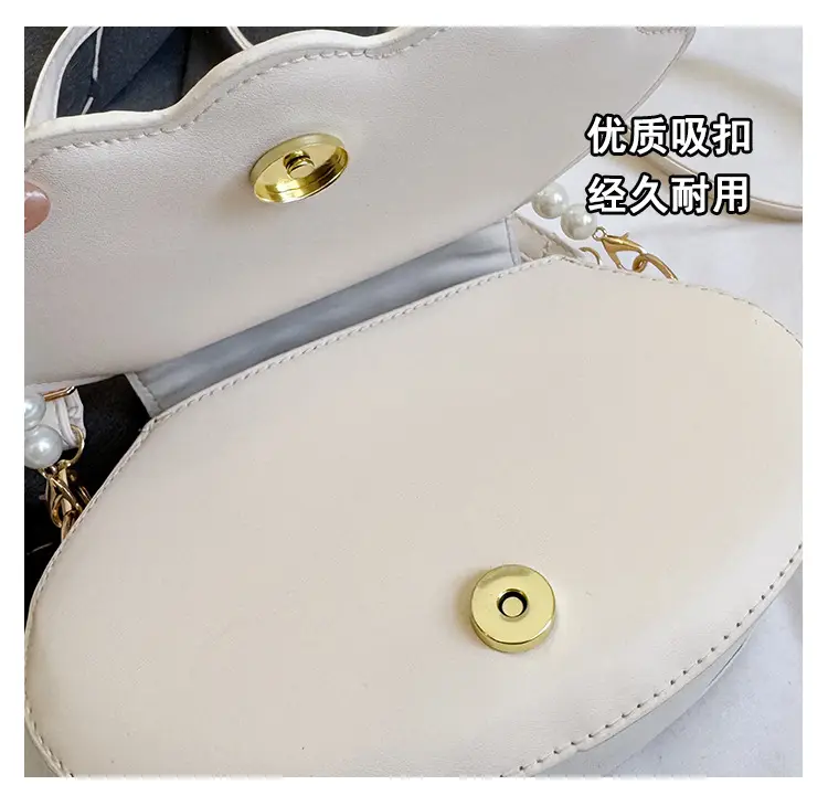 Women's Cream Pearl Pearl Shoulder Bag 2025 Spring New — feature 9