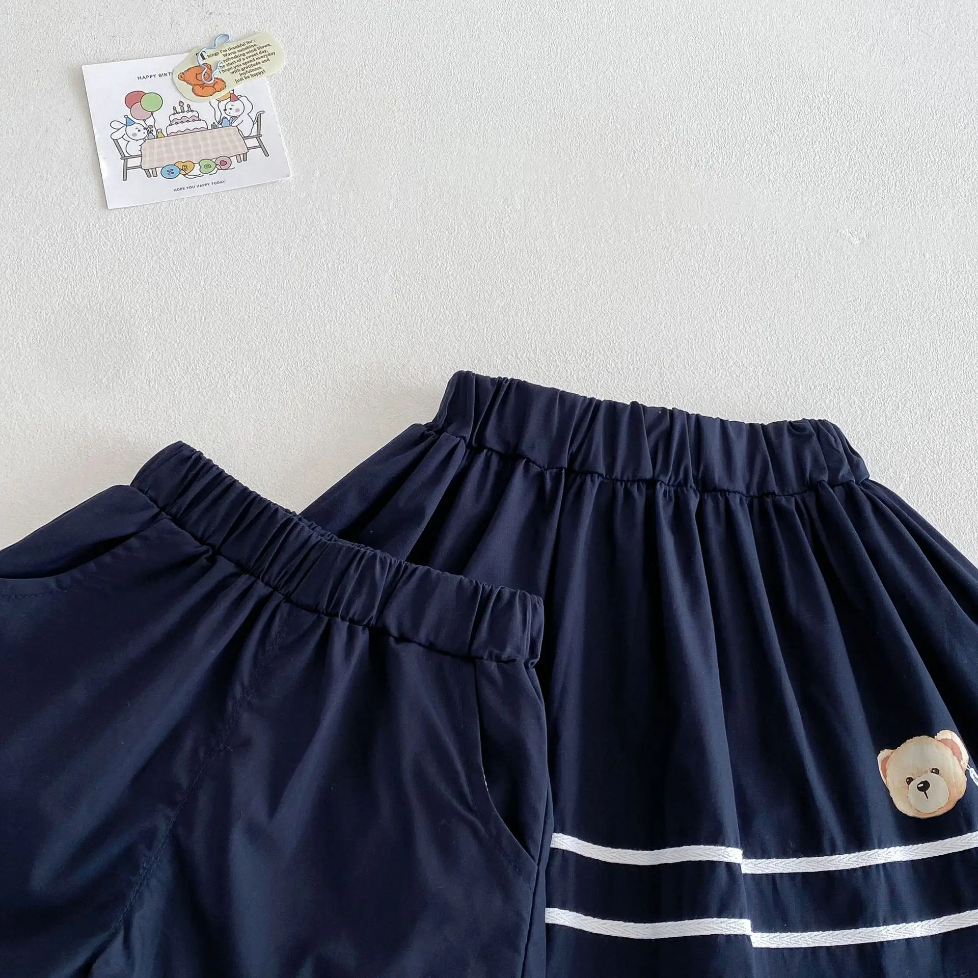 Girls Striped 2-Piece Summer Outfit Set
