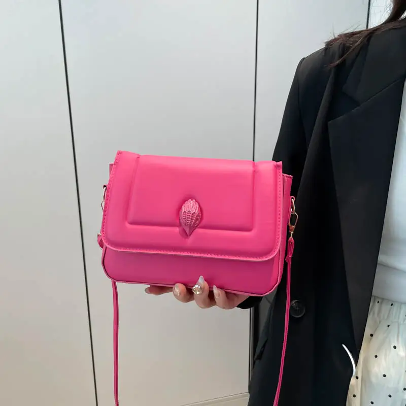 White PU Crossbody Bag for Women Minimalistic 2025 - Image 8