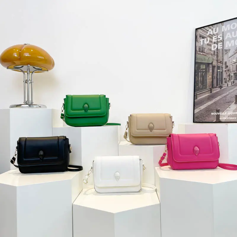 White PU Crossbody Bag for Women Minimalistic 2025 - Image 9