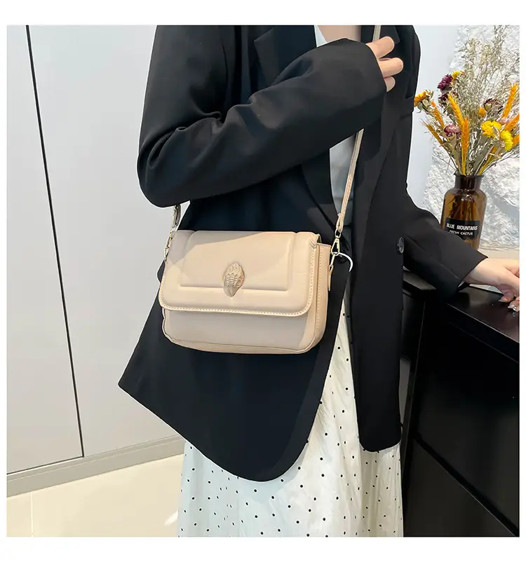 White PU Crossbody Bag for Women Minimalistic 2025 — feature 12