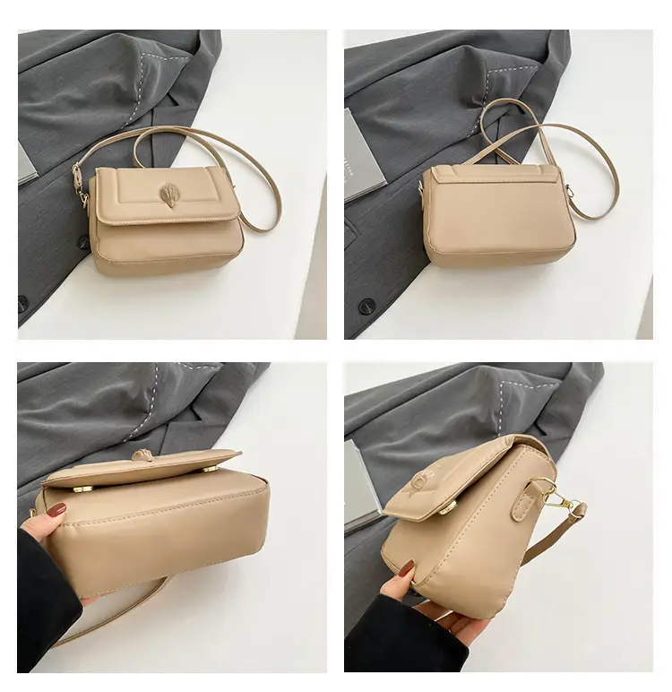 White PU Crossbody Bag for Women Minimalistic 2025 — feature 9