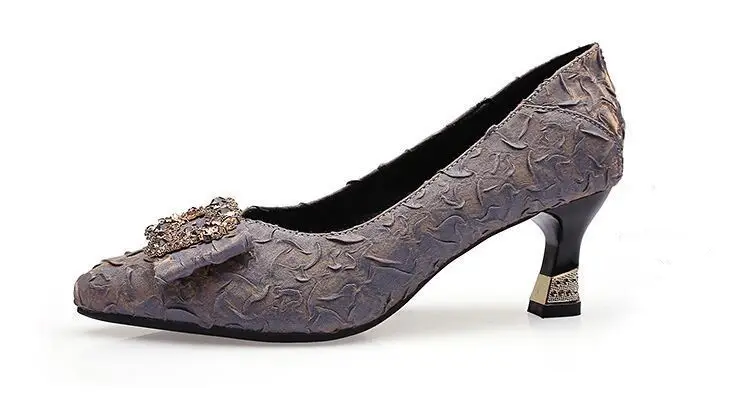 2026 Pointed Toe High Heels Women's Chunky Heel — feature 5