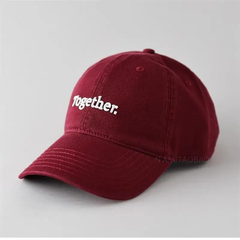 2025 New Letter Embroidered White Baseball Cap - Image 7