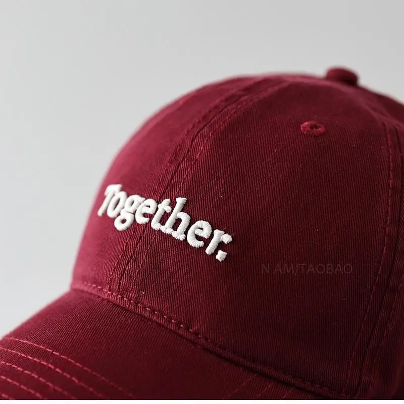 2025 New Letter Embroidered White Baseball Cap - Image 10