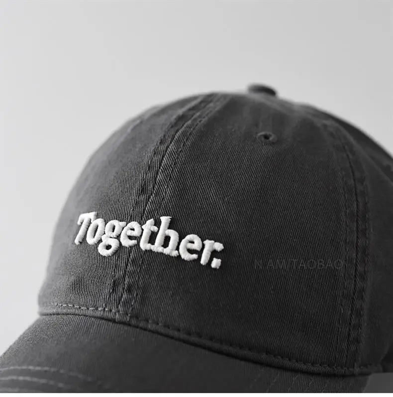 2025 New Letter Embroidered White Baseball Cap — feature 14