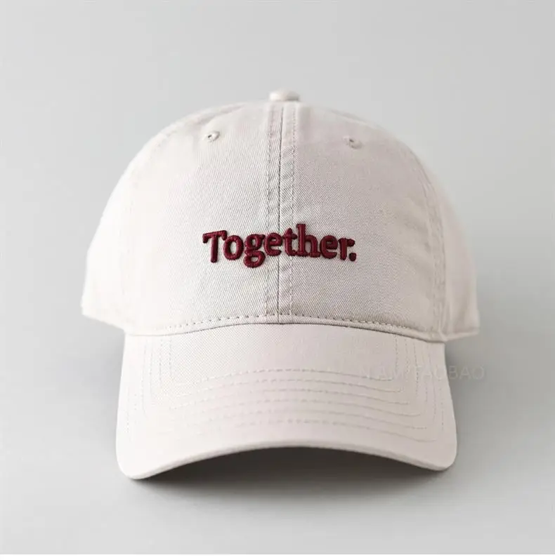 2025 New Letter Embroidered White Baseball Cap — feature 8