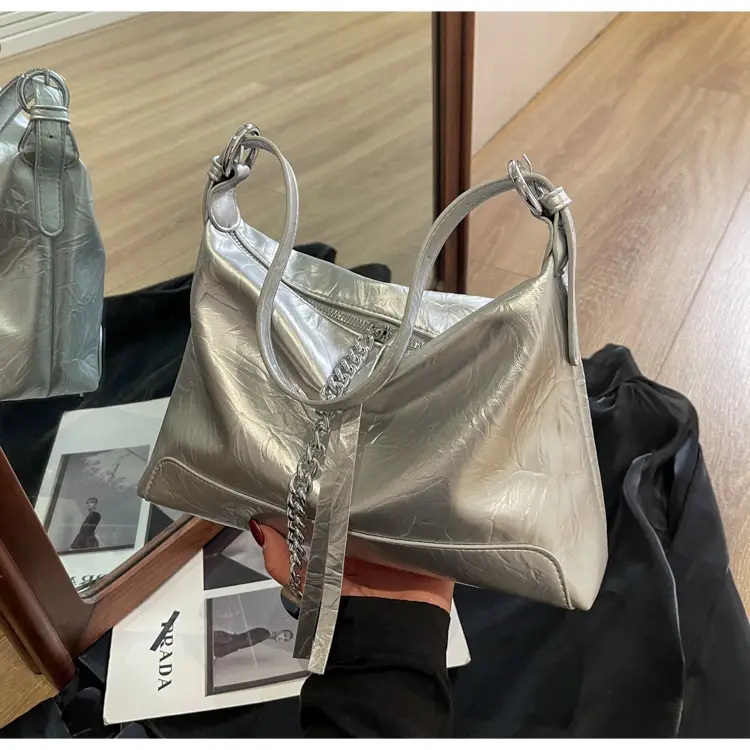Women's Black Leather Shoulder Crossbody Bag Spring Summer 2025 — feature 27