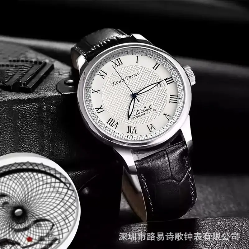Men's Luxury Chronograph Watch with Black Belt - Image 5