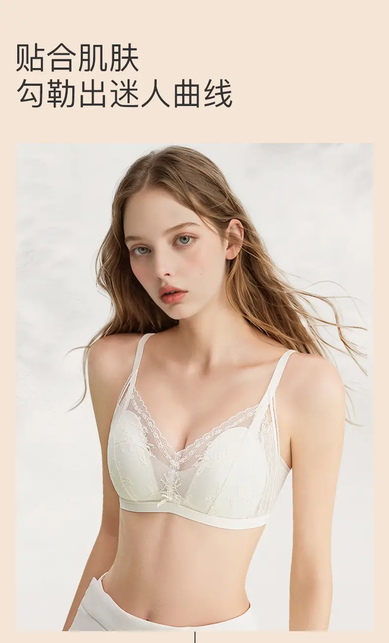 French Style Lace Underwear Women's Big Chest — feature 9