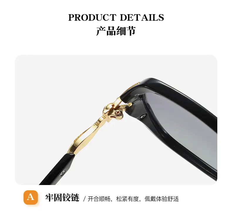 Women's Polarized Mirror Leg Sunglasses Gold Frame — feature 10