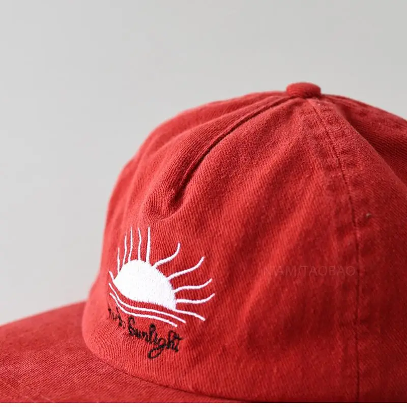 Red 2025 Women's Spring Summer Baseball Cap - Image 8
