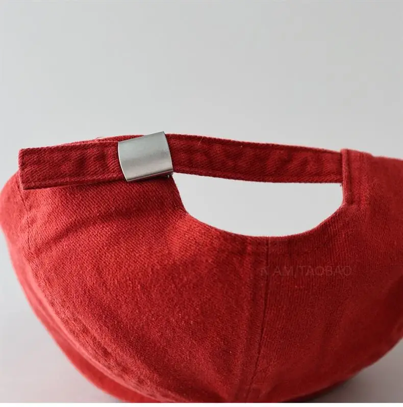 Red 2025 Women's Spring Summer Baseball Cap — feature 11