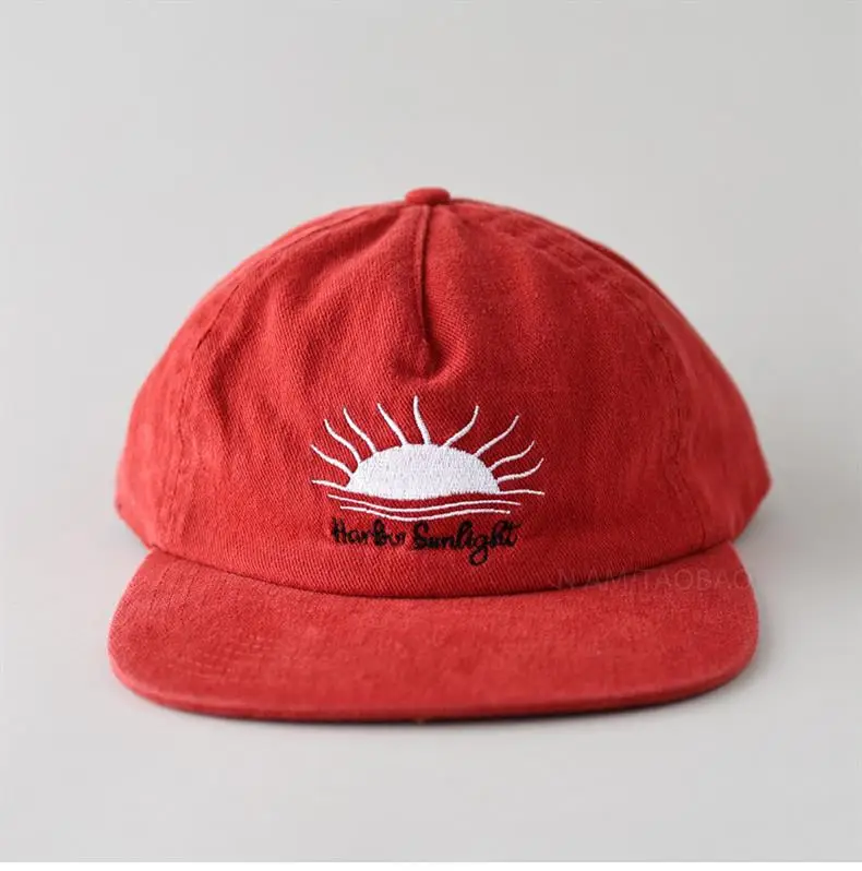 Red 2025 Women's Spring Summer Baseball Cap — feature 14