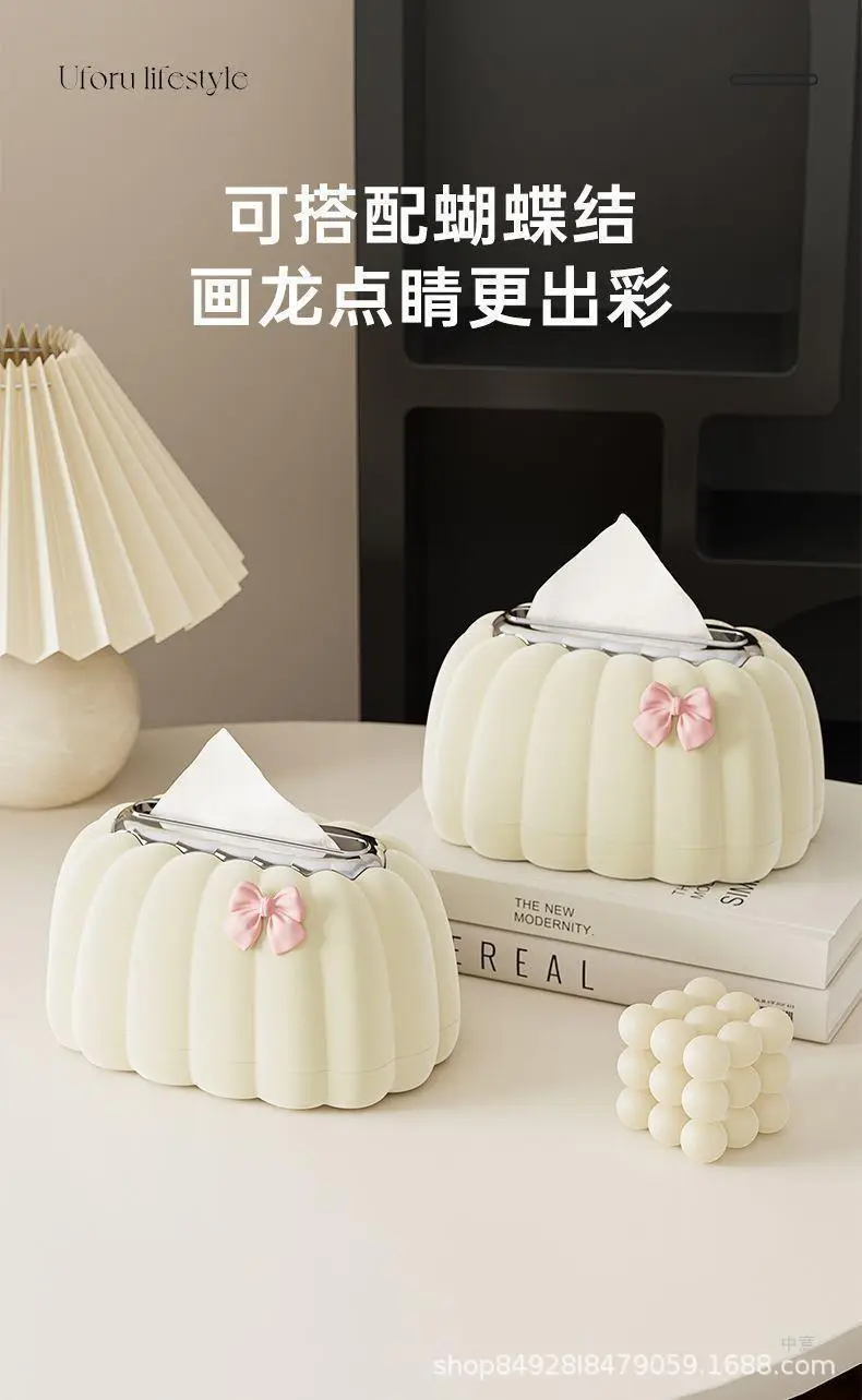 Pumpkin Tissue Box Decor for Living Room — feature 5