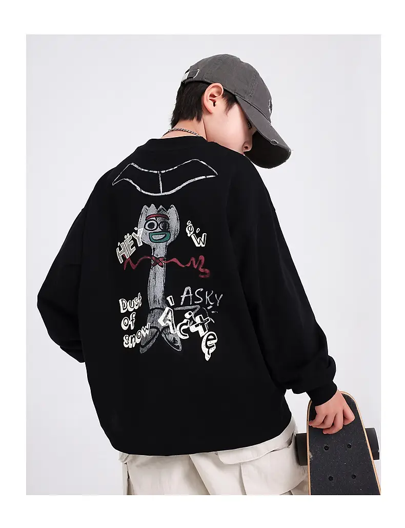 Boys Cartoon Graffiti Sweatshirt 2025 — feature 10