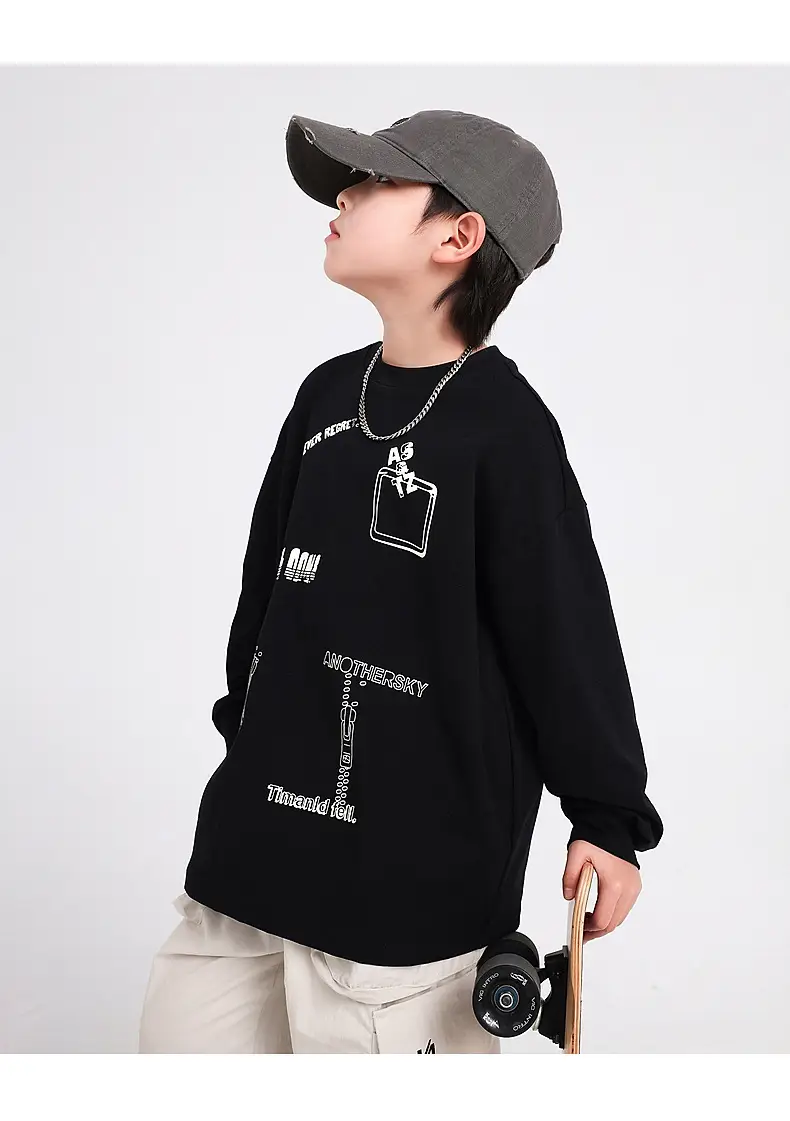 Boys Cartoon Graffiti Sweatshirt 2025 — feature 11