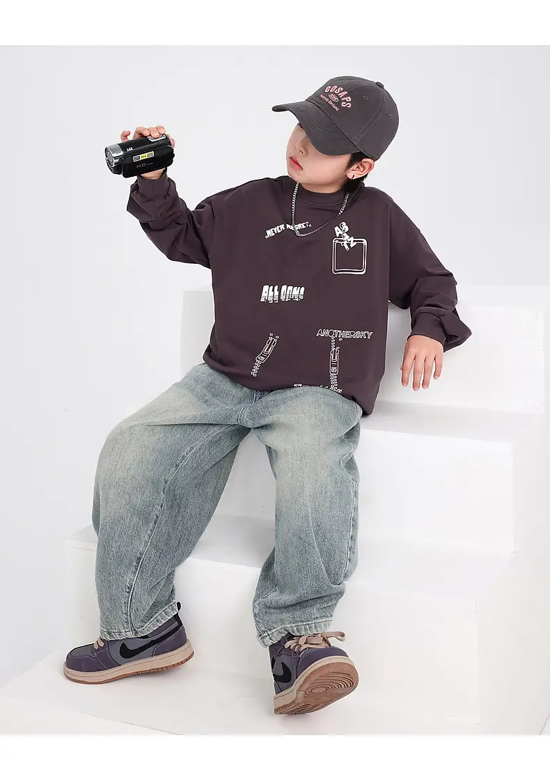 Boys Cartoon Graffiti Sweatshirt 2025 — feature 13
