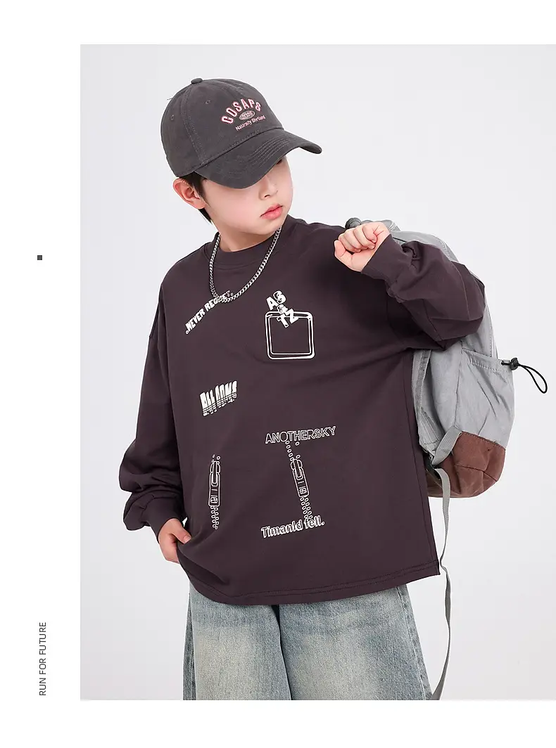 Boys Cartoon Graffiti Sweatshirt 2025 — feature 14