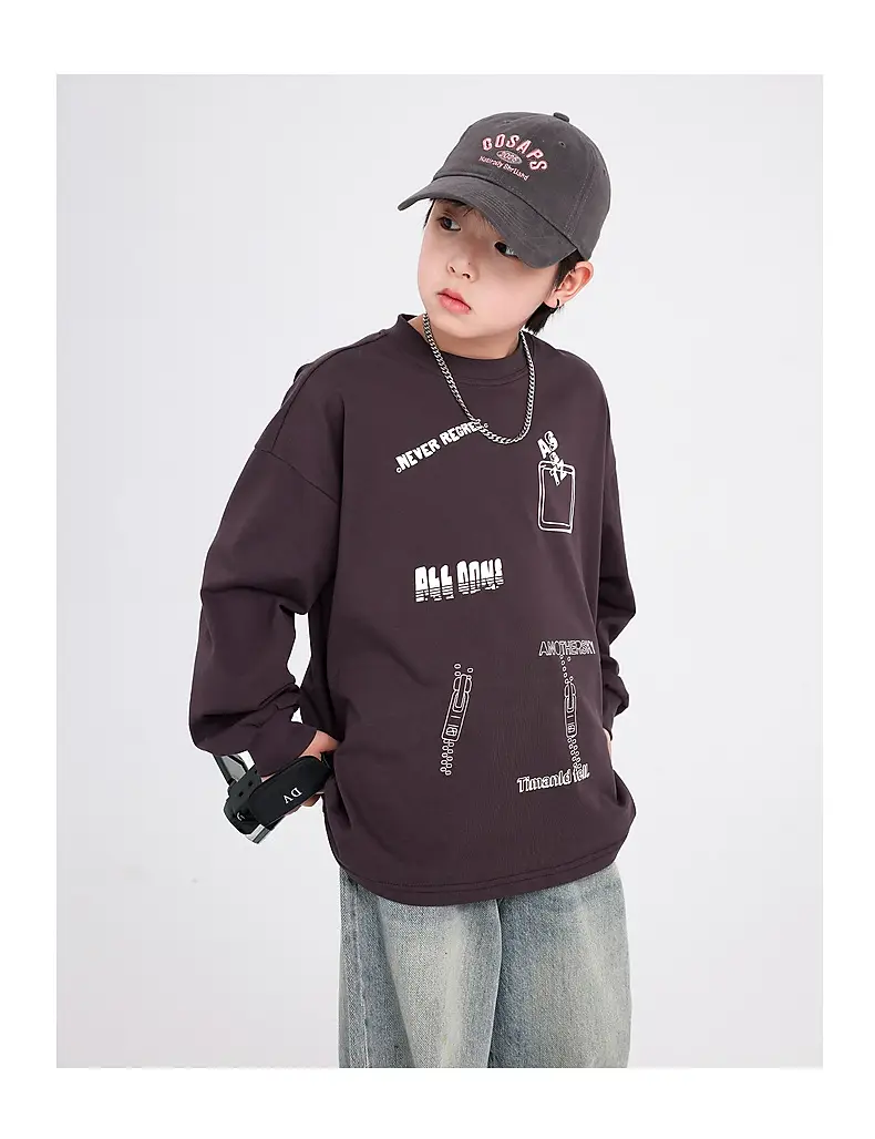Boys Cartoon Graffiti Sweatshirt 2025 — feature 16