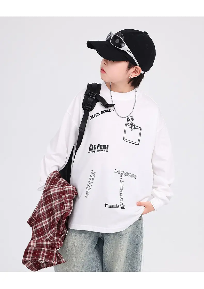 Boys Cartoon Graffiti Sweatshirt 2025 — feature 17