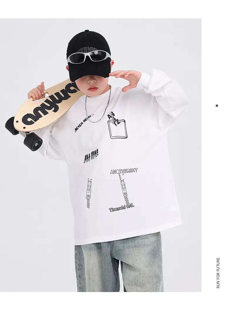 Boys Cartoon Graffiti Sweatshirt 2025 — feature 20