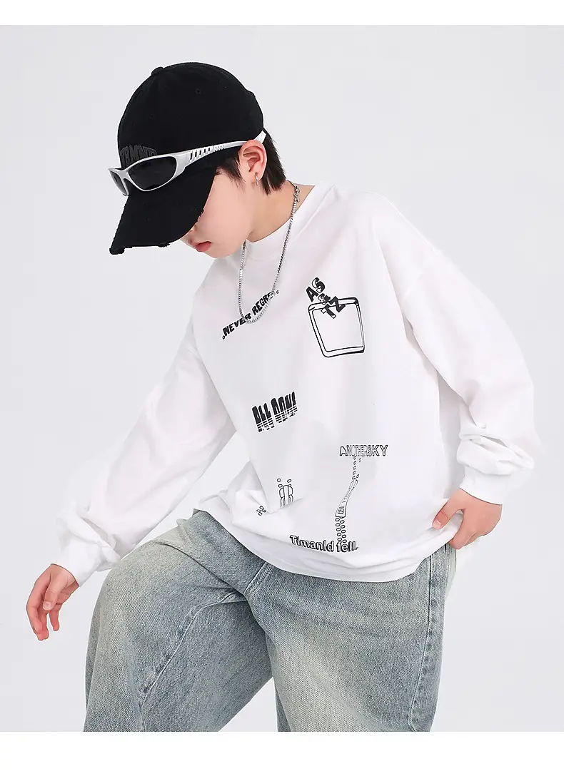 Boys Cartoon Graffiti Sweatshirt 2025 — feature 21