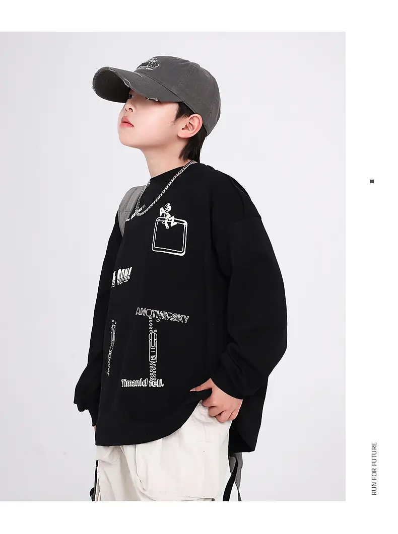 Boys Cartoon Graffiti Sweatshirt 2025 — feature 8