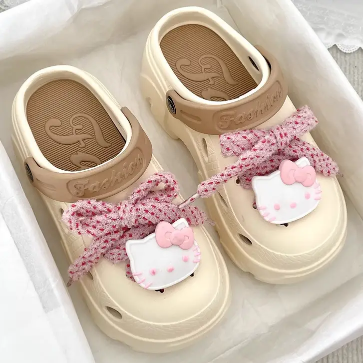 Thick Sole Cave Shoes Women's Summer 2025 New Style Outwear Slip-on Beach Non-slip Half-toe Sandals for Women - Image 4