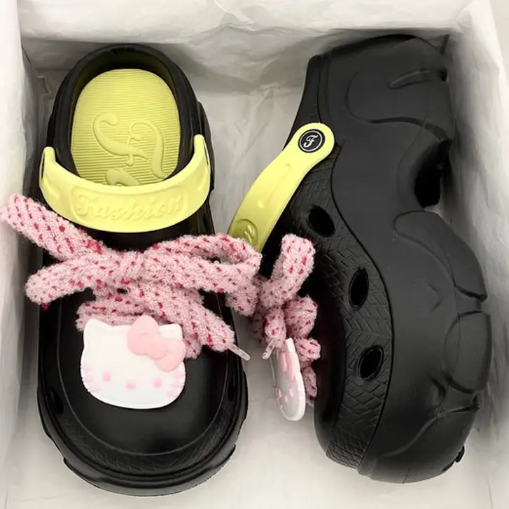 Thick Sole Cave Shoes Women's Summer 2025 New Style Outwear Slip-on Beach Non-slip Half-toe Sandals for Women - Image 5