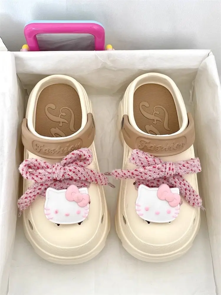 Thick Sole Cave Shoes Women's Summer 2025 New Style Outwear Slip-on Beach Non-slip Half-toe Sandals for Women — feature 15
