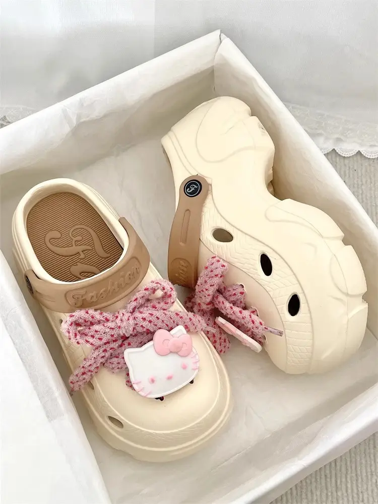 Thick Sole Cave Shoes Women's Summer 2025 New Style Outwear Slip-on Beach Non-slip Half-toe Sandals for Women — feature 17