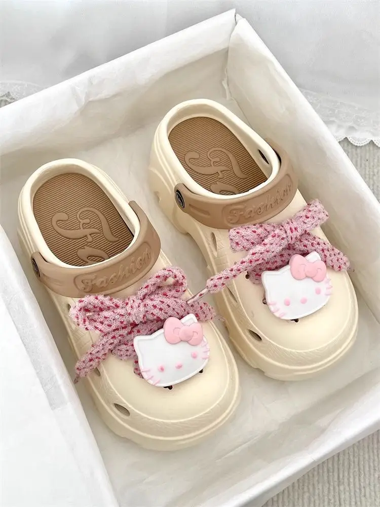 Thick Sole Cave Shoes Women's Summer 2025 New Style Outwear Slip-on Beach Non-slip Half-toe Sandals for Women — feature 18