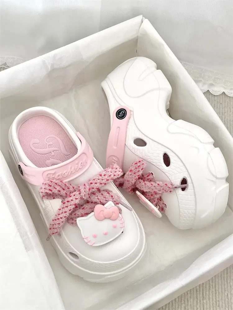 Thick Sole Cave Shoes Women's Summer 2025 New Style Outwear Slip-on Beach Non-slip Half-toe Sandals for Women — feature 19
