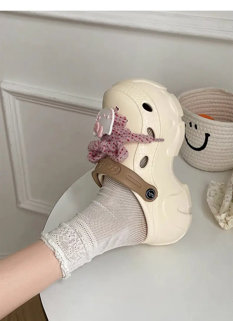 Thick Sole Cave Shoes Women's Summer 2025 New Style Outwear Slip-on Beach Non-slip Half-toe Sandals for Women — feature 25