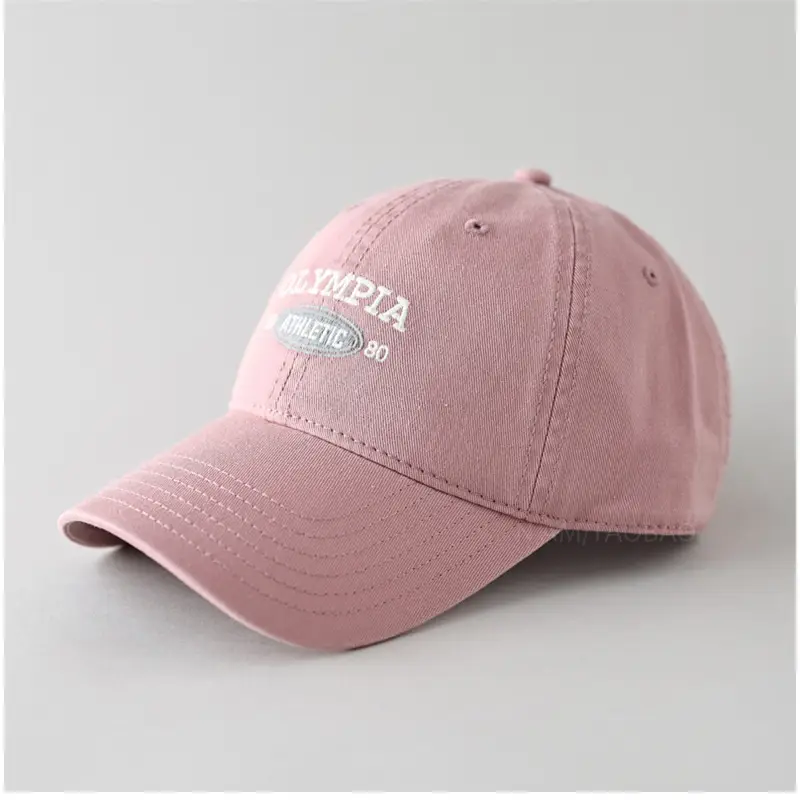 Kids Baseball Cap Beige Letter Embroidered Spring Summer 2025 - Image 4