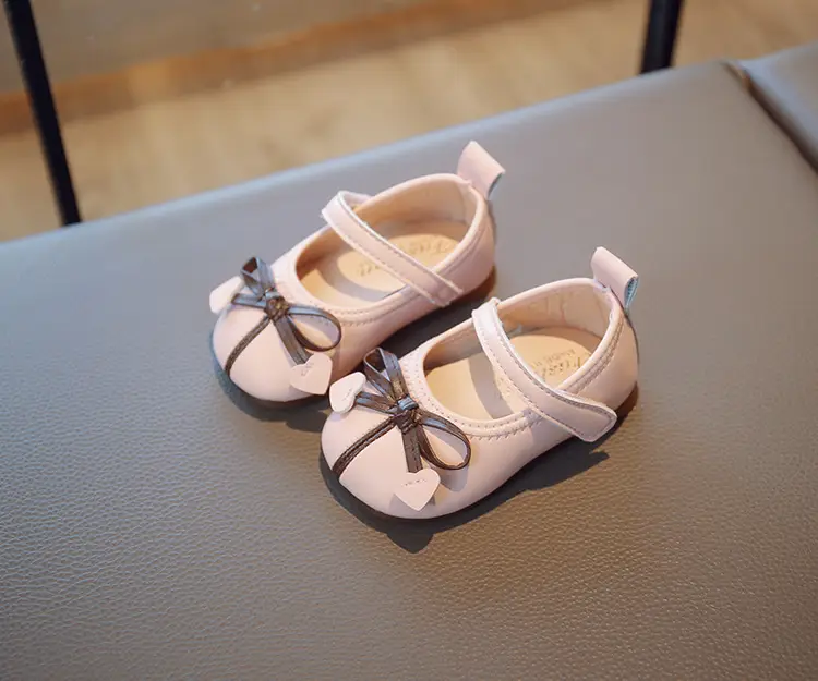 Baby Girl Princess Shoes Leather Bow Sole 2025 — feature 10