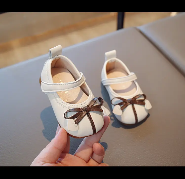 Baby Girl Princess Shoes Leather Bow Sole 2025 — feature 11