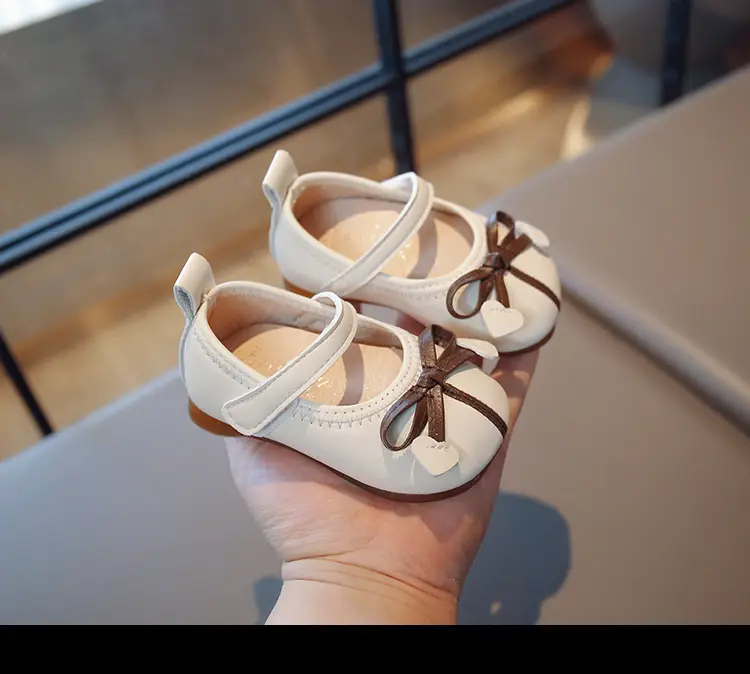 Baby Girl Princess Shoes Leather Bow Sole 2025 — feature 12