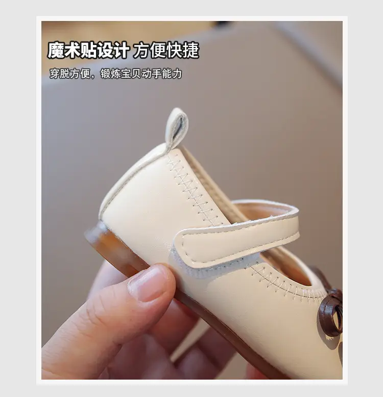 Baby Girl Princess Shoes Leather Bow Sole 2025 — feature 3