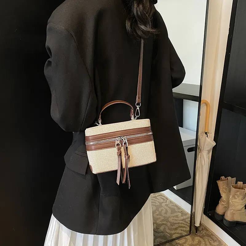 Red Beige Crossbody Bag for Women 2025 - Image 13
