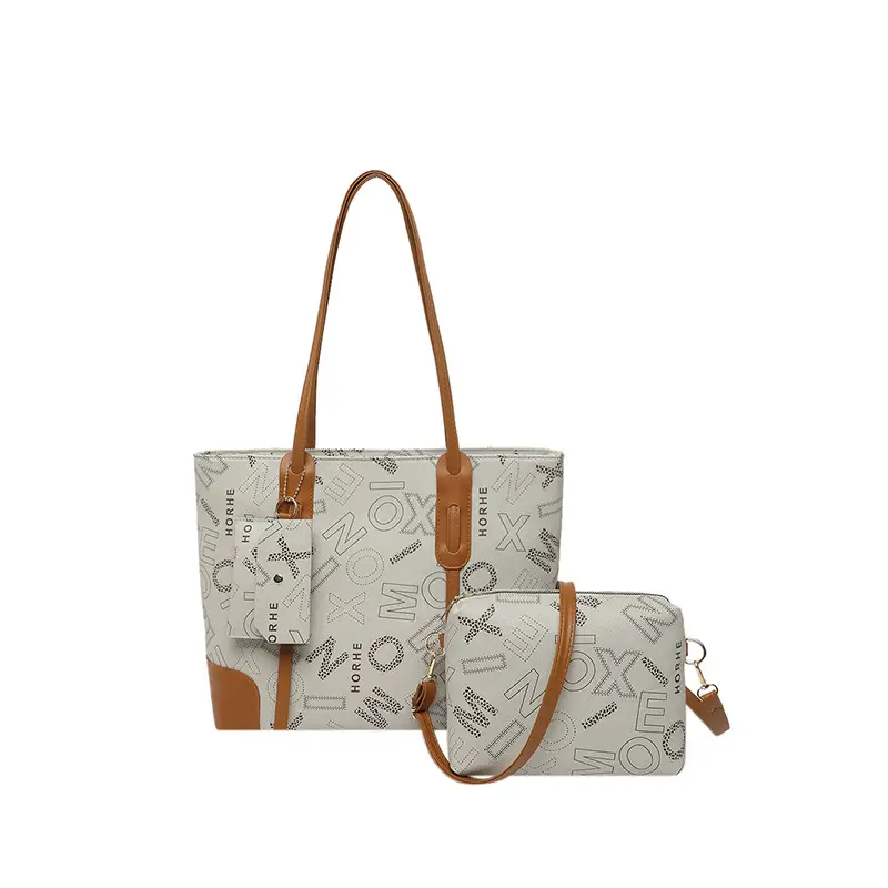 Vintage Monogram Shoulder Bag & Wallet Set for Women - Image 10