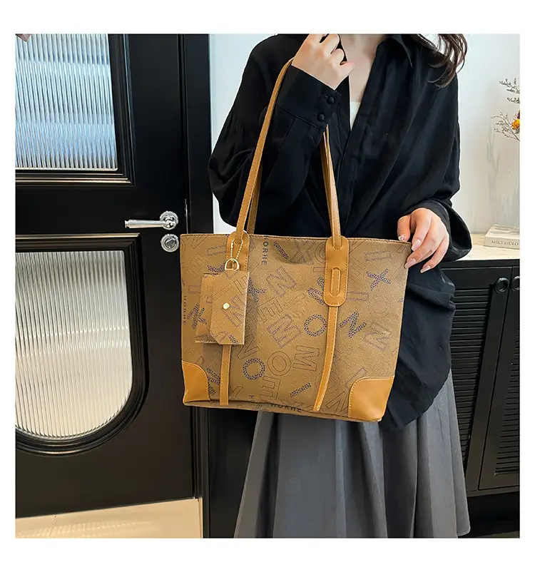 Vintage Monogram Shoulder Bag & Wallet Set for Women — feature 19