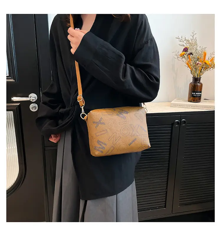 Vintage Monogram Shoulder Bag & Wallet Set for Women — feature 22